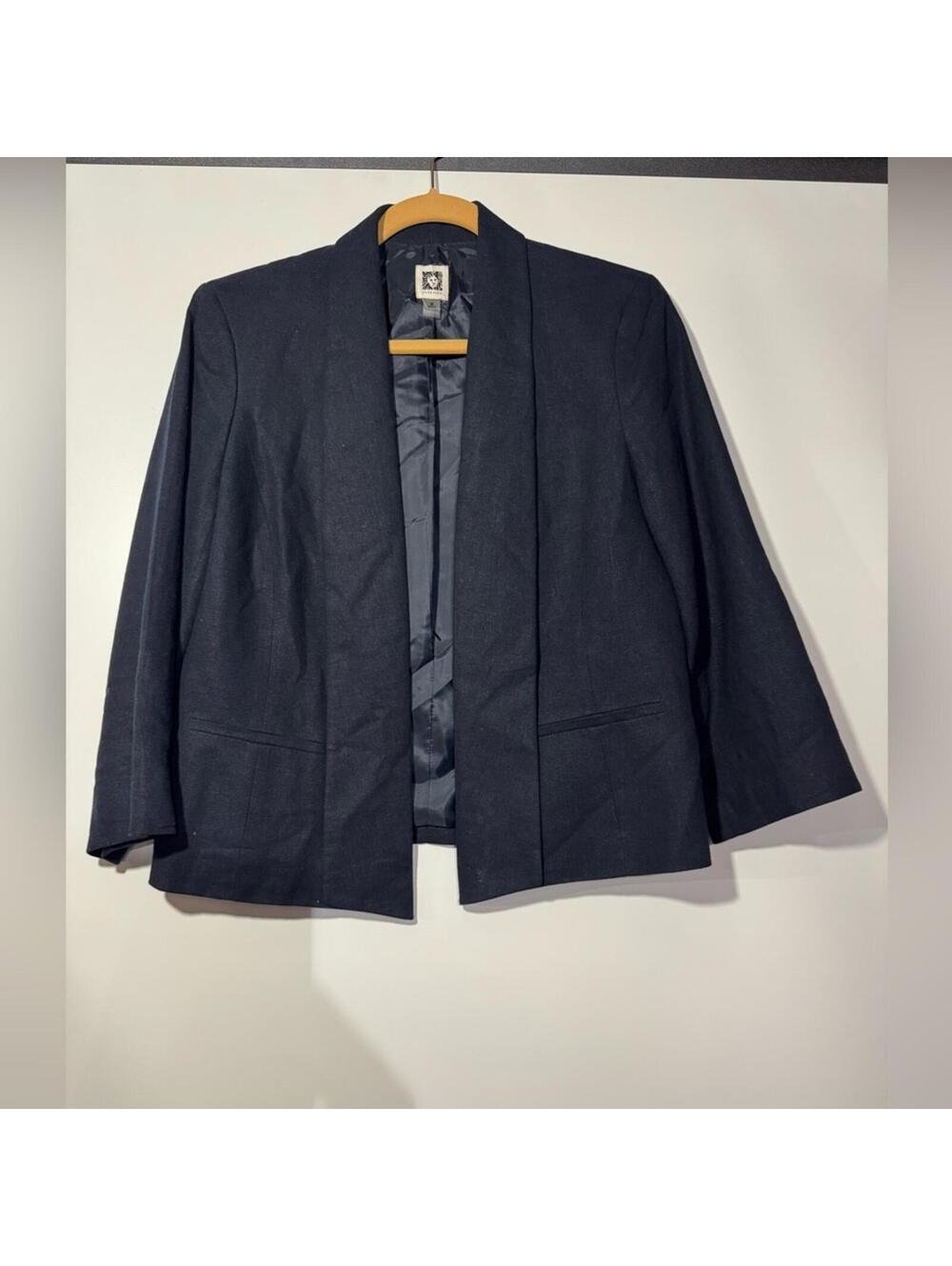 Anne Klein Women's Black Medium Blazer Jacket